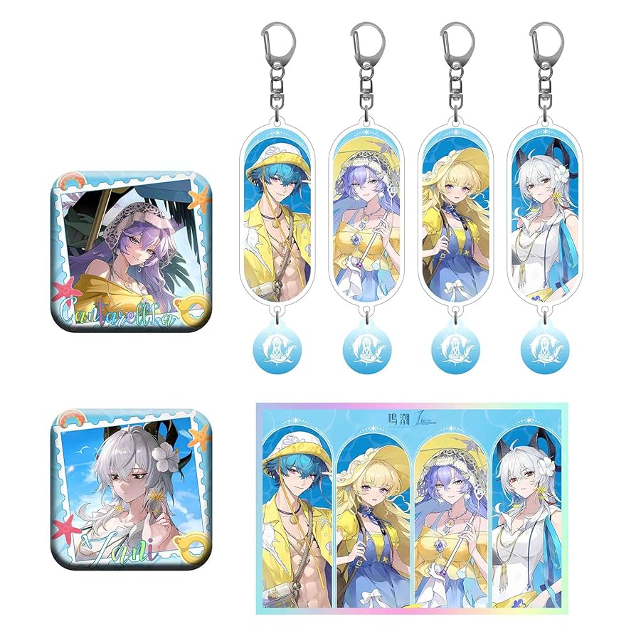 鳴潮 韓国ポップアップ　アクリルキーホルダー　カンタレラ Amazon.co.jp: [PPluna] 鳴潮 キーホルダー カンタレラ